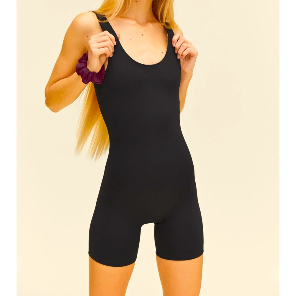 Girlfriend Collective Black Unitard